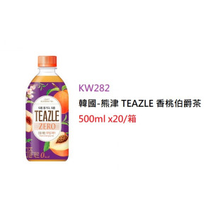 韓國-熊津 TEAZLE 香桃伯爵茶500ml